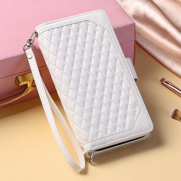 iPhone 14 Pro Pungcover Rhombus - Hvid