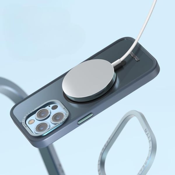 MOMAX iPhone 14 Pro Skal Magsafe - Blå