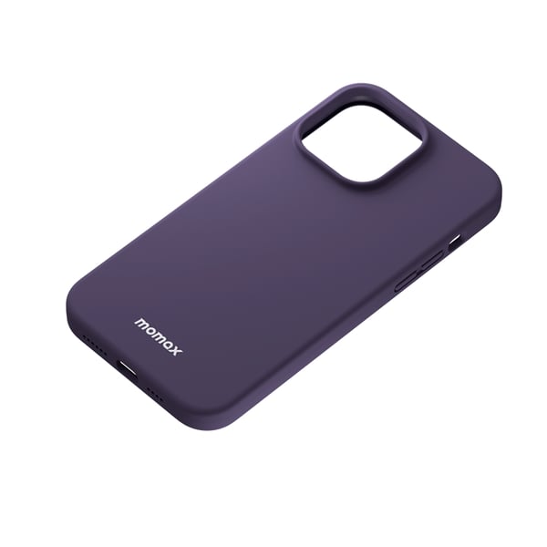 MOMAX iPhone 14 Pro Max Skal Magsafe Liquid Silicone - Lila