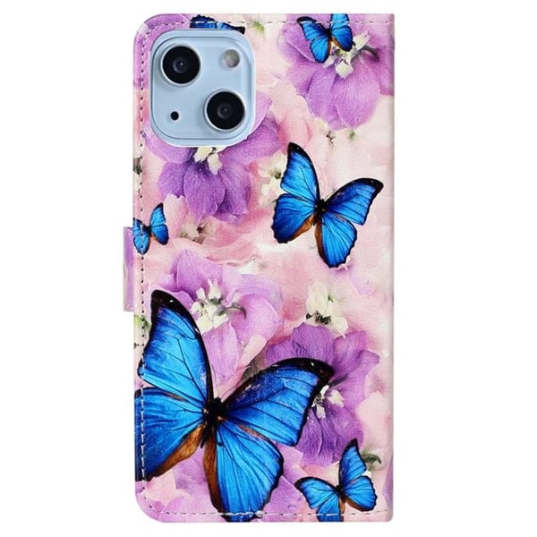 iPhone 14 Plus Plånboksfodral Folio Flip - Butterfly