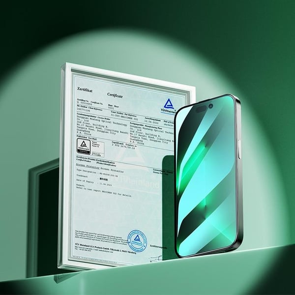 Joyroom iPhone 14 Pro Skärmskydd i Härdat glas Knight Green
