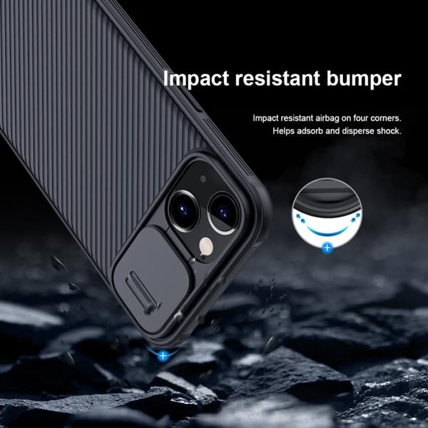 Nillkin iPhone 14 Plus Skal CamShield Pro - Grön
