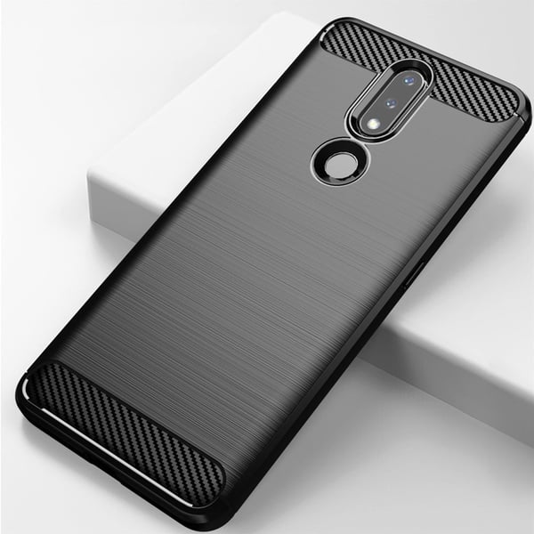 Nokia 2.4 Skal Carbon Flexible - Svart