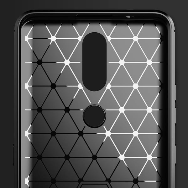 Nokia 2.4 Skal Carbon Flexible - Svart