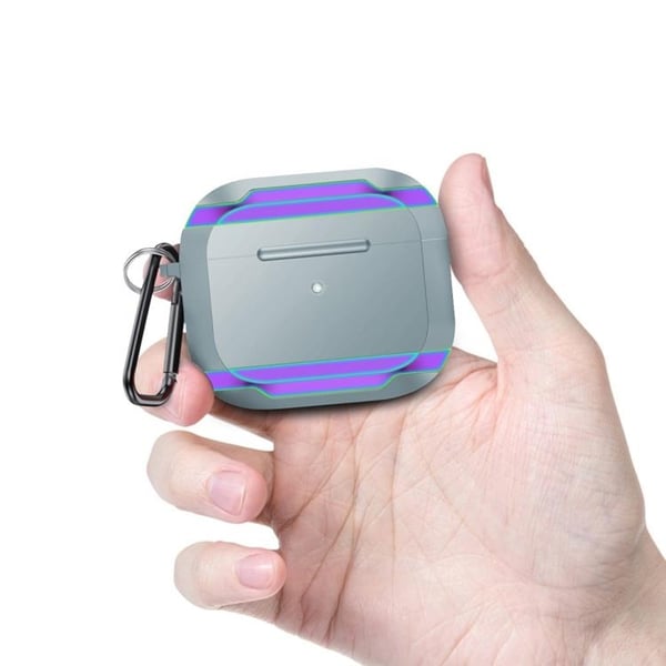 AirPods Pro 2 Cover Aluminium TPU - Grå/Rosa