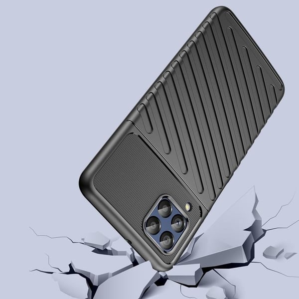 Galaxy M53 5G Skal Thunder Armored Flexible - Svart