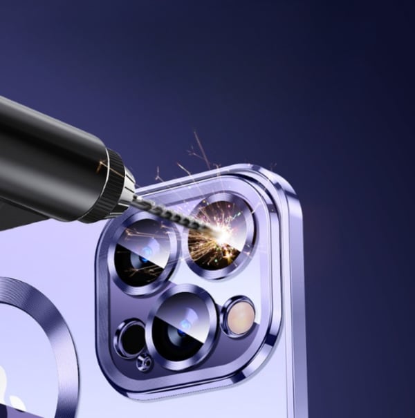 iPhone 14 Pro Skal Magsafe Electroplating Magnetic - Lila