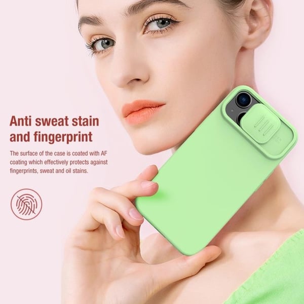 Nillkin iPhone 14 Plus Skal Magsafe Magnetic - Grön
