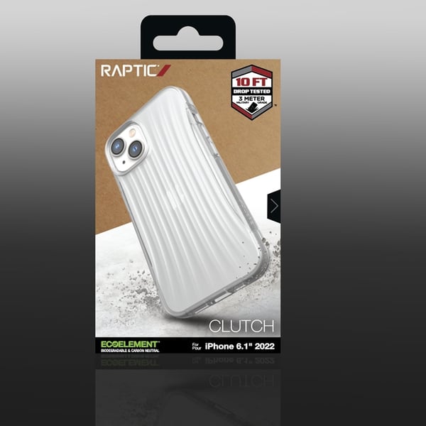 Raptic iPhone 14 Etui Clutch - Gennemsigtig