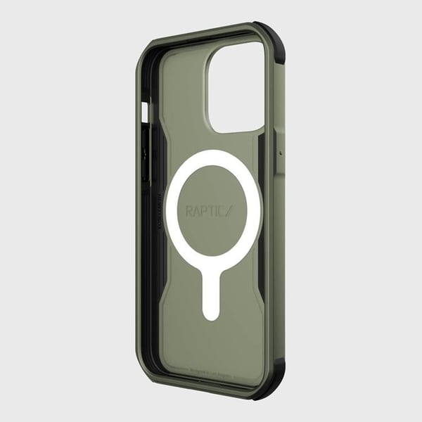 Raptic iPhone 14 Pro Skal Magsafe Fort Armored - Grön