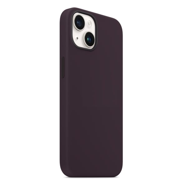 BOOM iPhone 14 Plus -kuori Magsafe Liquid Silicone - Seljanmarja