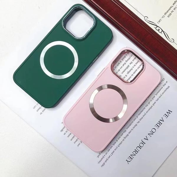 BOOM iPhone 14 Plus Cover Magsafe Liquid Silicone - Rosa