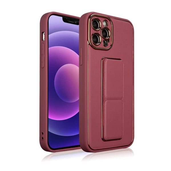 iPhone 12 Skal Kickstand - Röd