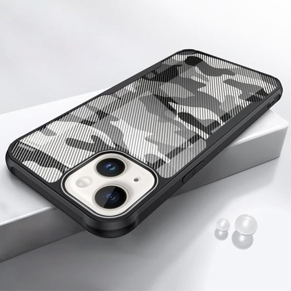 Rzants iPhone 14 Plus Skal Camouflage - Svart