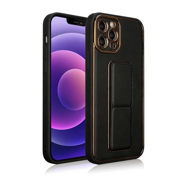 iPhone 12 Pro Skal Kickstand - Svart