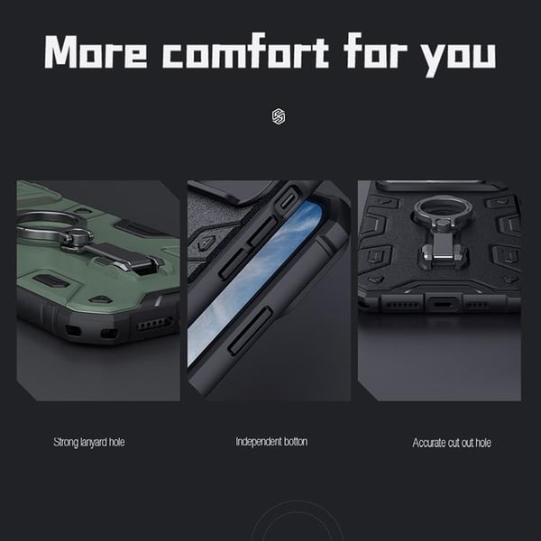Nillkin iPhone 14 Plus Skal Ringhållare Armor Pro - Blå