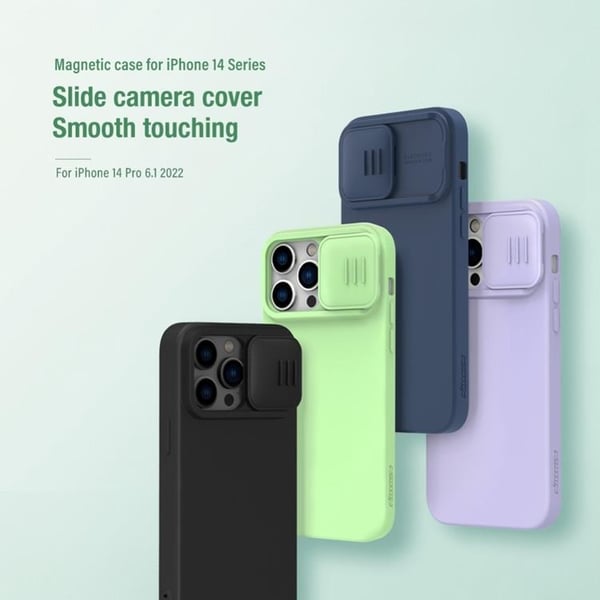 Nillkin iPhone 14 Pro Max Skal Magsafe Magnetic - Blå