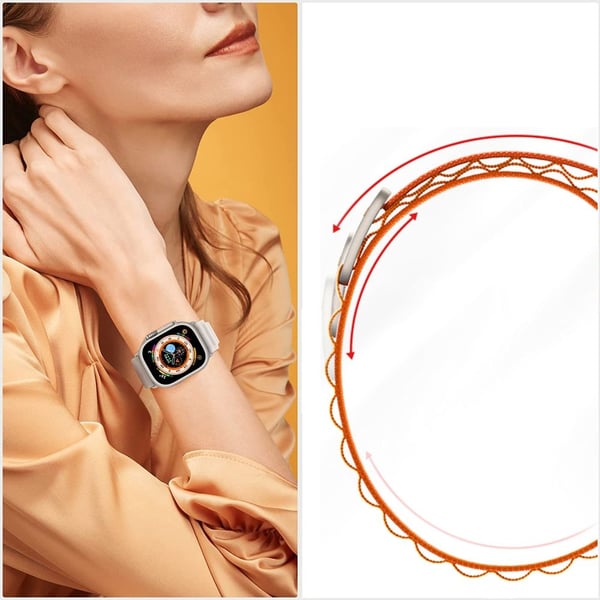 Tech-Protect Apple Watch 8/9/10/SE/Ultra 1/2 (44/45/46/49mm) ranneke - Vihreä