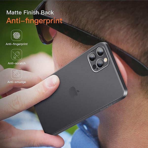 Boom Zero iPhone 12 Pro Skal Ultra Slim - Svart