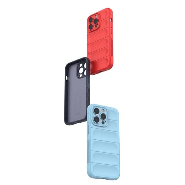 iPhone 13 Pro Max Skal Flexible Armored Magic Shield - Mörkblå