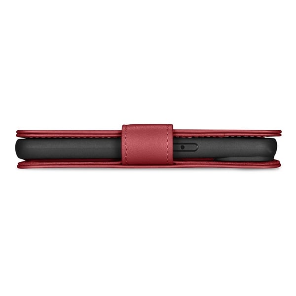 iCarer iPhone 14 Plus Lompakkokotelo 2in1 Anti-RFID - Punainen