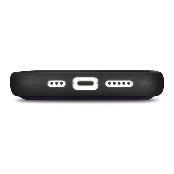 iCarer iPhone 14 Plus Plånboksfodral 2in1 Anti-RFID - Mörklila