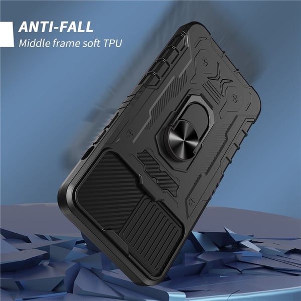 iPhone 14 Pro Skal Ringhållare Kickstand - Svart