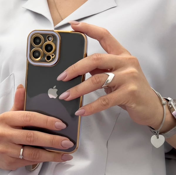 Xiaomi Redmi Note 11 Pro 4G/5G Skal Guld Frame - Vit