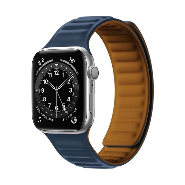 Apple Watch 2/3/4/5/6/SE (38/40/41mm) Armband Magnetic Strap - Blå Apple Watch 2/3/4/5/6/SE (38/40/41mm) Armband Magnetic Strap - Blå