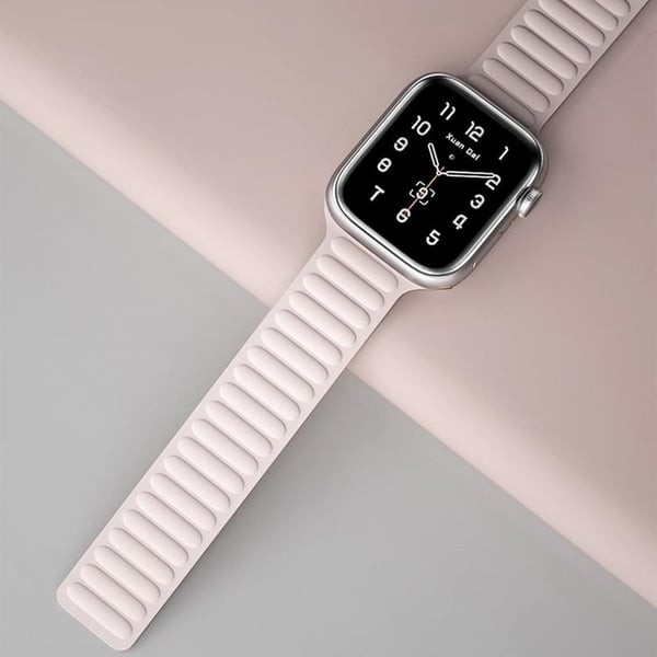Apple Watch 2/3/4/5/6/SE (38/40/41mm) Armband Magnetic Strap - Blå
