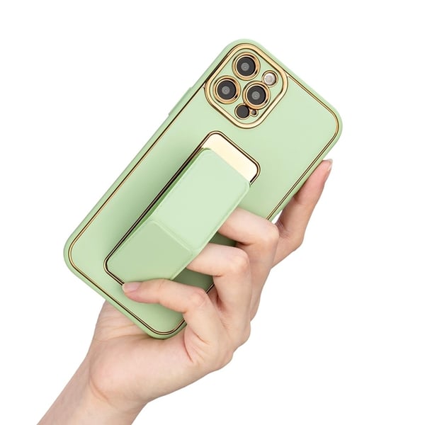 Galaxy A12 (2020/2021) Skal Kickstand - Grön