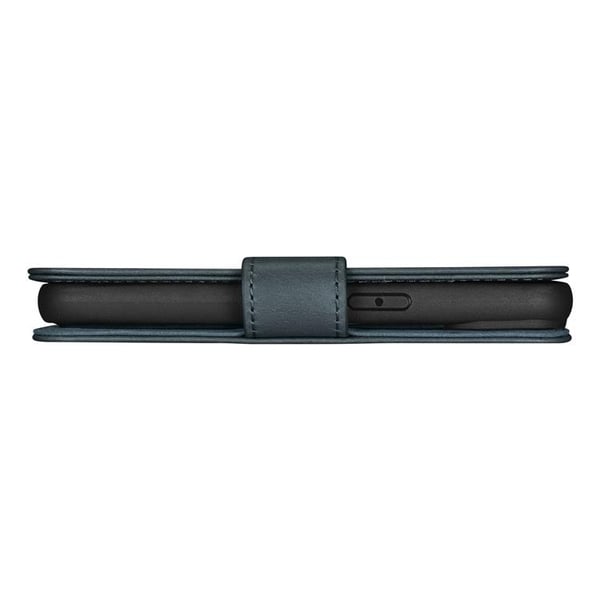 iCarer iPhone 14 Plånboksfodral 2in1 Äkta Läder Anti-RFID - Blå