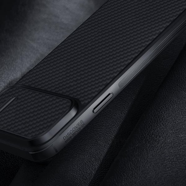 Nillkin iPhone 14 Pro Max Skal Synthetic Fiber S - Svart