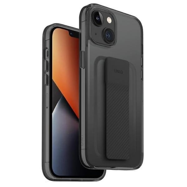 UNIQ iPhone 14 Plus Skal Heldro Mount - Svart/Vapor Smoke UNIQ iPhone 14 Plus Skal Heldro Mount - Svart/Vapor Smoke