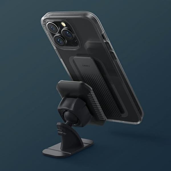 UNIQ iPhone 14 Pro Skal Heldro Mount - Grå/Vapor Smoke