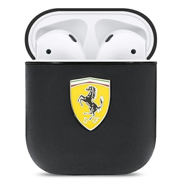 Ferrari AirPods Skal Läder On Track - Svart