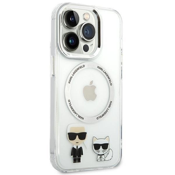 Karl Lagerfeld iPhone 14 Pro Max Magsafe Skal Karl & Choupette Aluminium