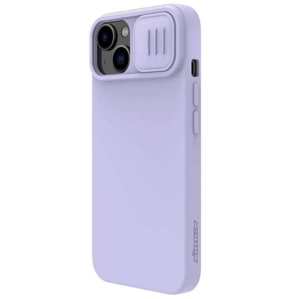 Nillkin iPhone 14 Plus Skal CamShield Silky Silicone - Lila