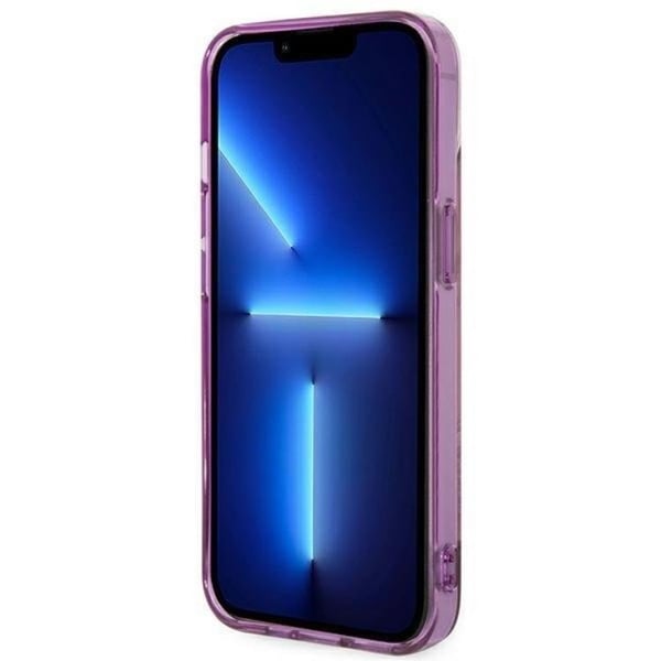 GUESS iPhone 14 Plus Skal Jungle Collection - Rosa
