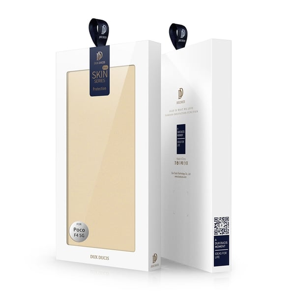 Dux Ducis Xiaomi Poco F4 5G Plånboksfodral Skin Series - Guld