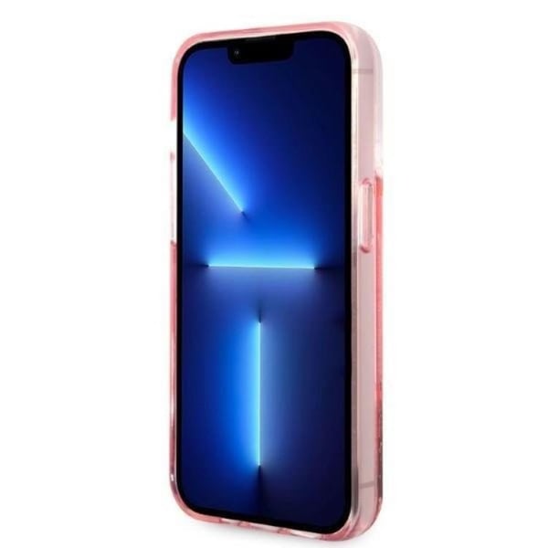 Karl Lagerfeld iPhone 14 Pro Skal Glitter Big KL - Rosa