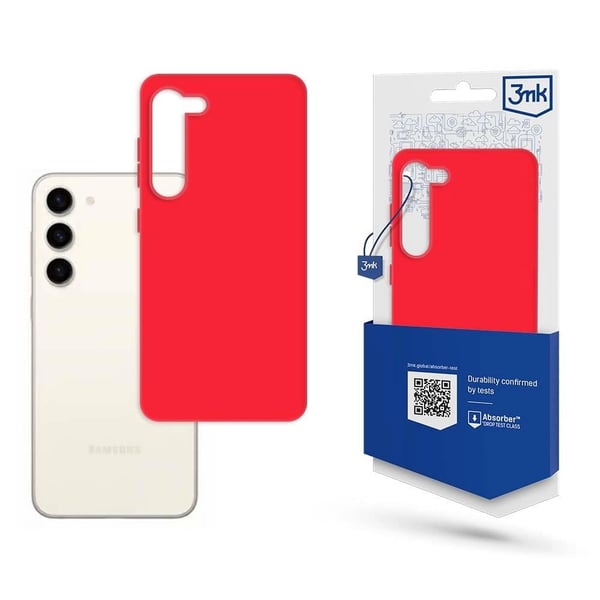 3MK Galaxy S23 Plus Skal Matte Lovage - Röd