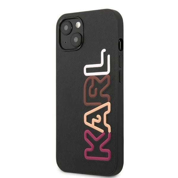 Karl Lagerfeld iPhone 13 Skal Multipink Brand - Svart
