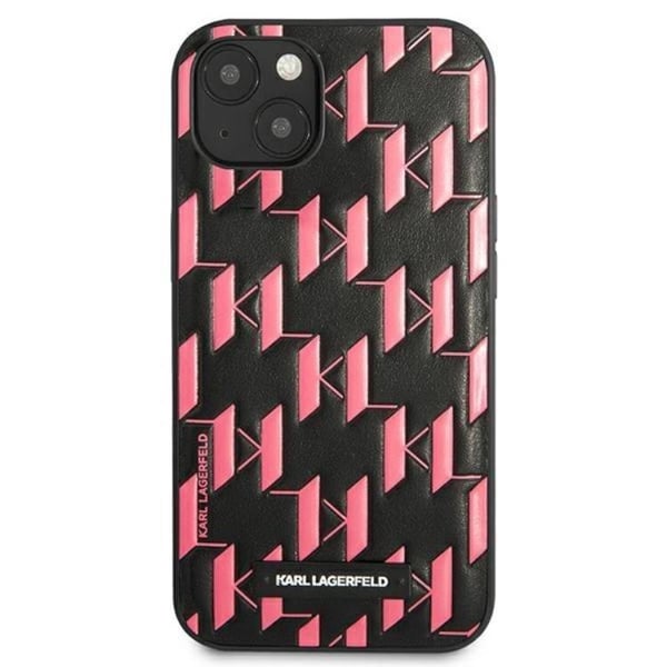 Karl Lagerfeld iPhone 13 mini Skal Monogram Plaque - Rosa