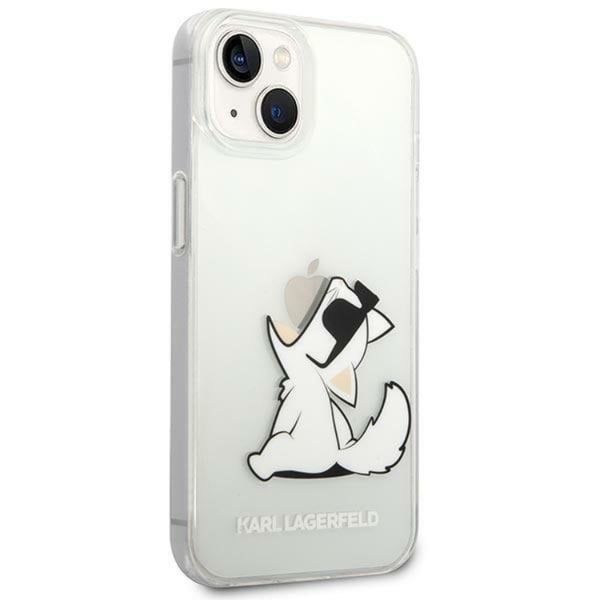 Karl Lagerfeld iPhone 14 Plus Skal Choupette Fun - Transparent