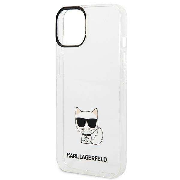 Karl Lagerfeld iPhone 14 Plus Skal Transparent Choupette Body - Clear