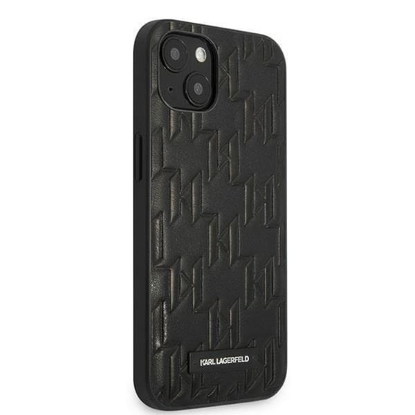 Karl Lagerfeld iPhone 13 mini Skal Monogram Plaque - Svart