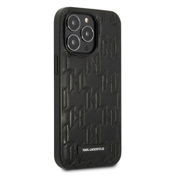 Karl Lagerfeld iPhone 13 Pro Max Skal Monogram Plaque - Svart