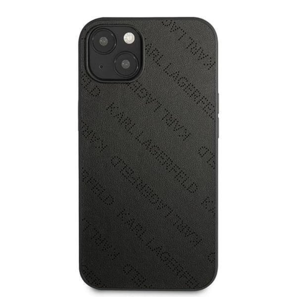 Karl Lagerfeld iPhone 13 mini Skal Perforated Allover - Svart
