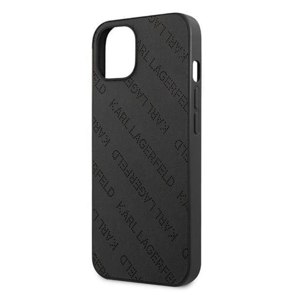Karl Lagerfeld iPhone 13 mini Skal Perforated Allover - Svart